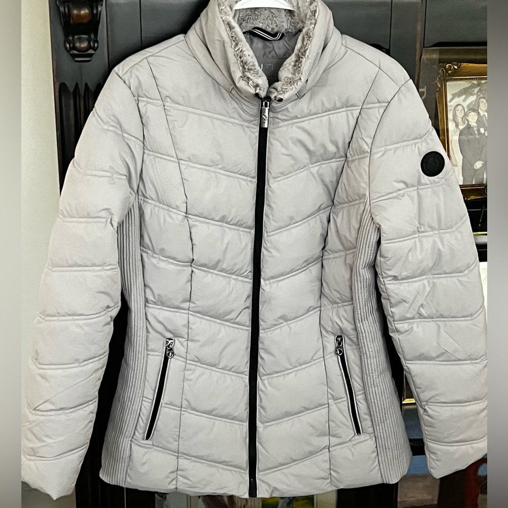 Nautica Silver Puffer Jacket